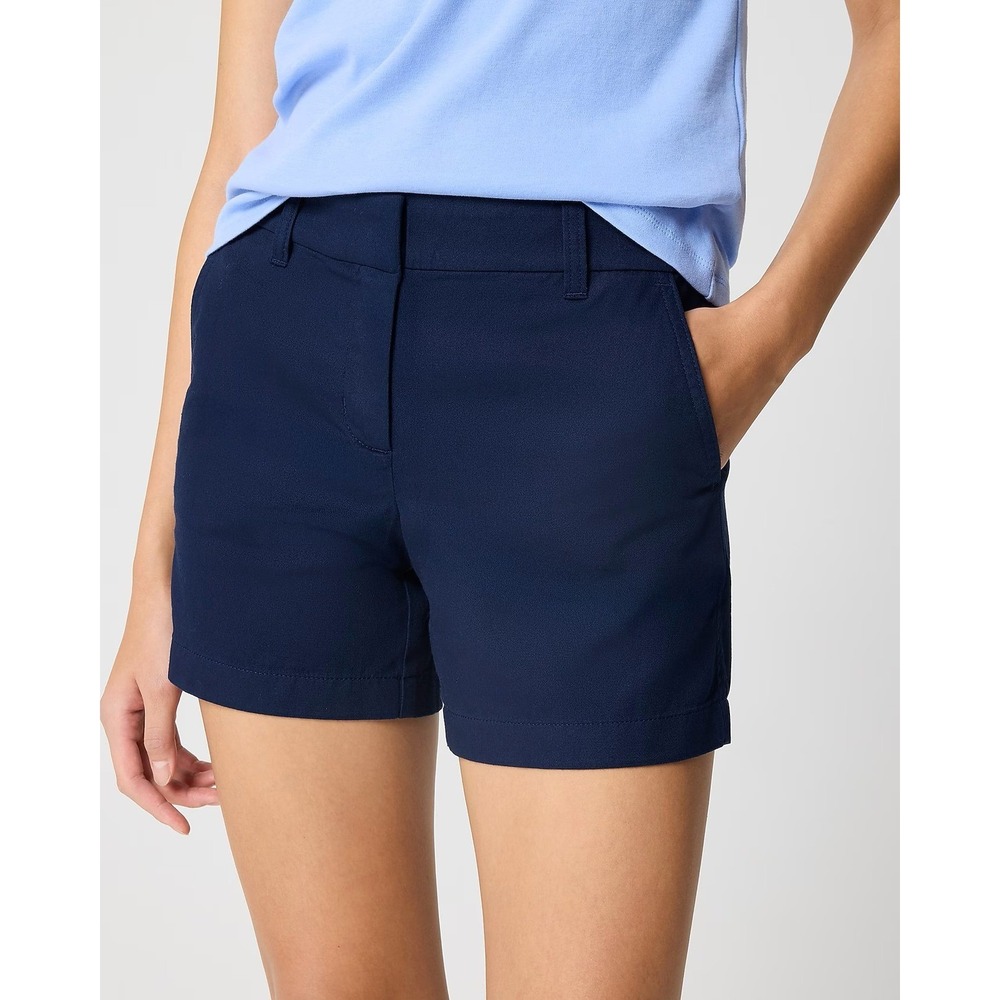 J.Crew 5" classic chino short Navy Blue Size 4 NWT